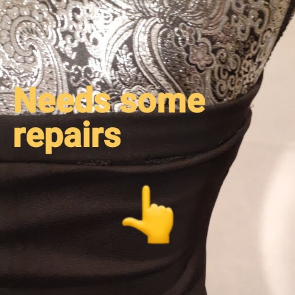 VINTAGE SEXY STRAPLESS DRESS - Picture 8 of 10